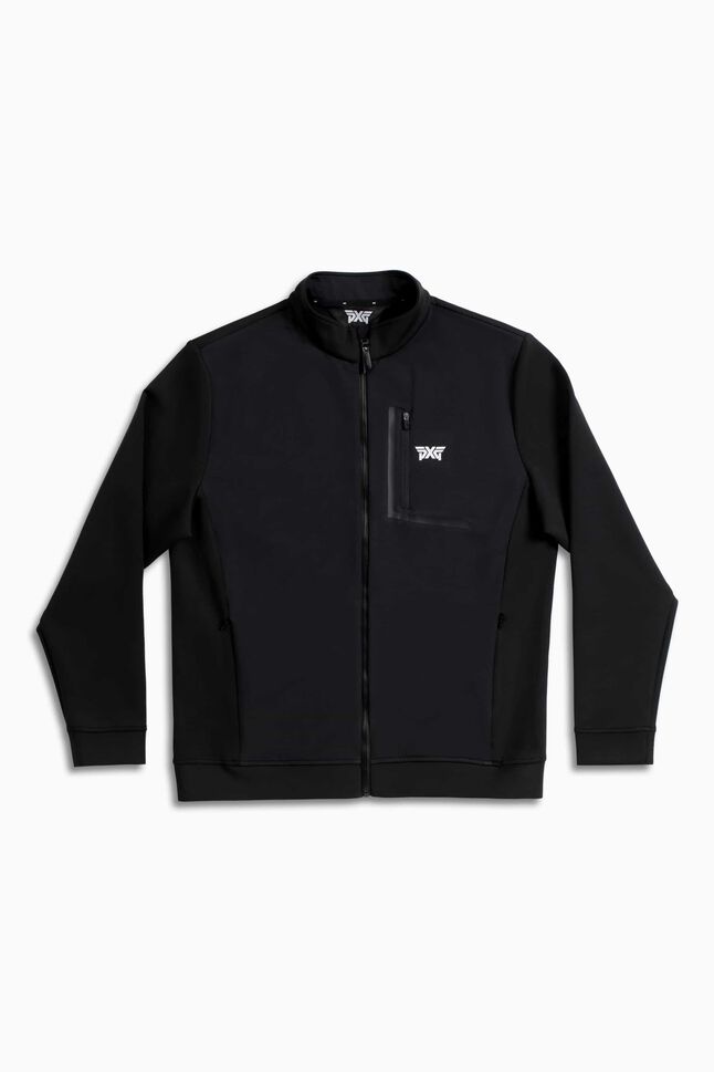 Full-Zip Hybrid Jersey Jacket